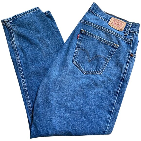 Levi's 550 Jeans Size 18  39x30 Classic Relaxed Fit Tapered Leg Baggy - Picture 1 of 6